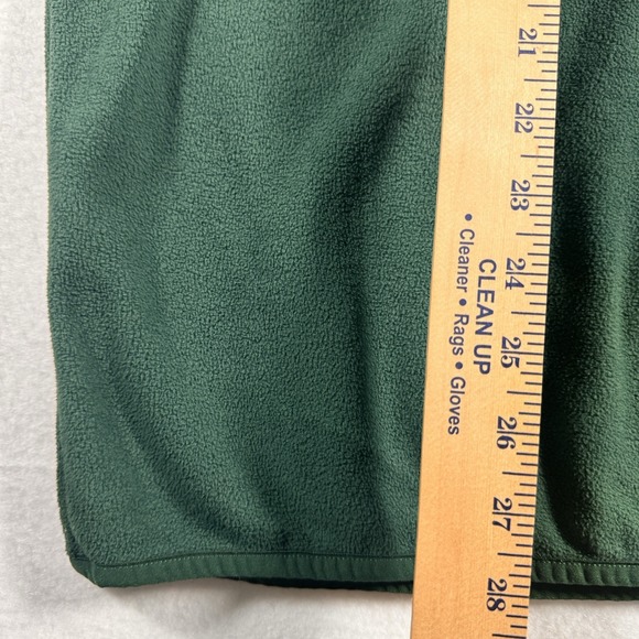The North Face Fleece 1/4 Zip Pullover Jacket Mens XL  Hunter Green Lightweight - Picture 5 of 7